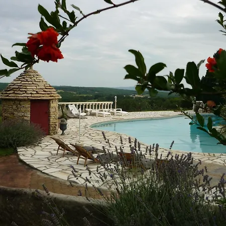 Maison Quercy De La Pierre Vue Lac בית נופש *