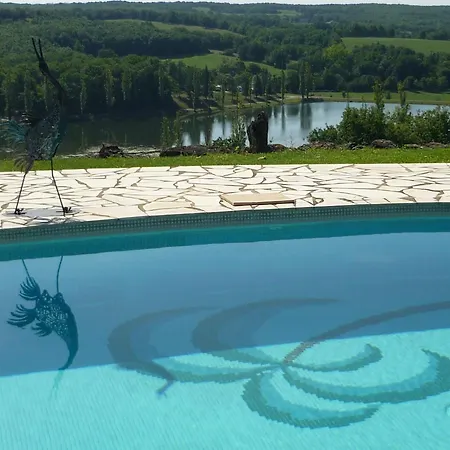 בית נופש Maison Quercy De La Pierre Vue Lac Parisot (Tarn-et-Garonne)