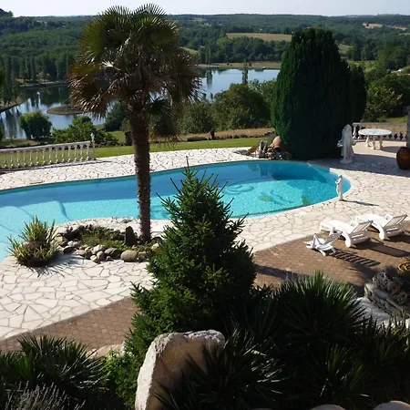 Maison Quercy De La Pierre Vue Lac Vakantiehuis Parisot (Tarn-et-Garonne)
